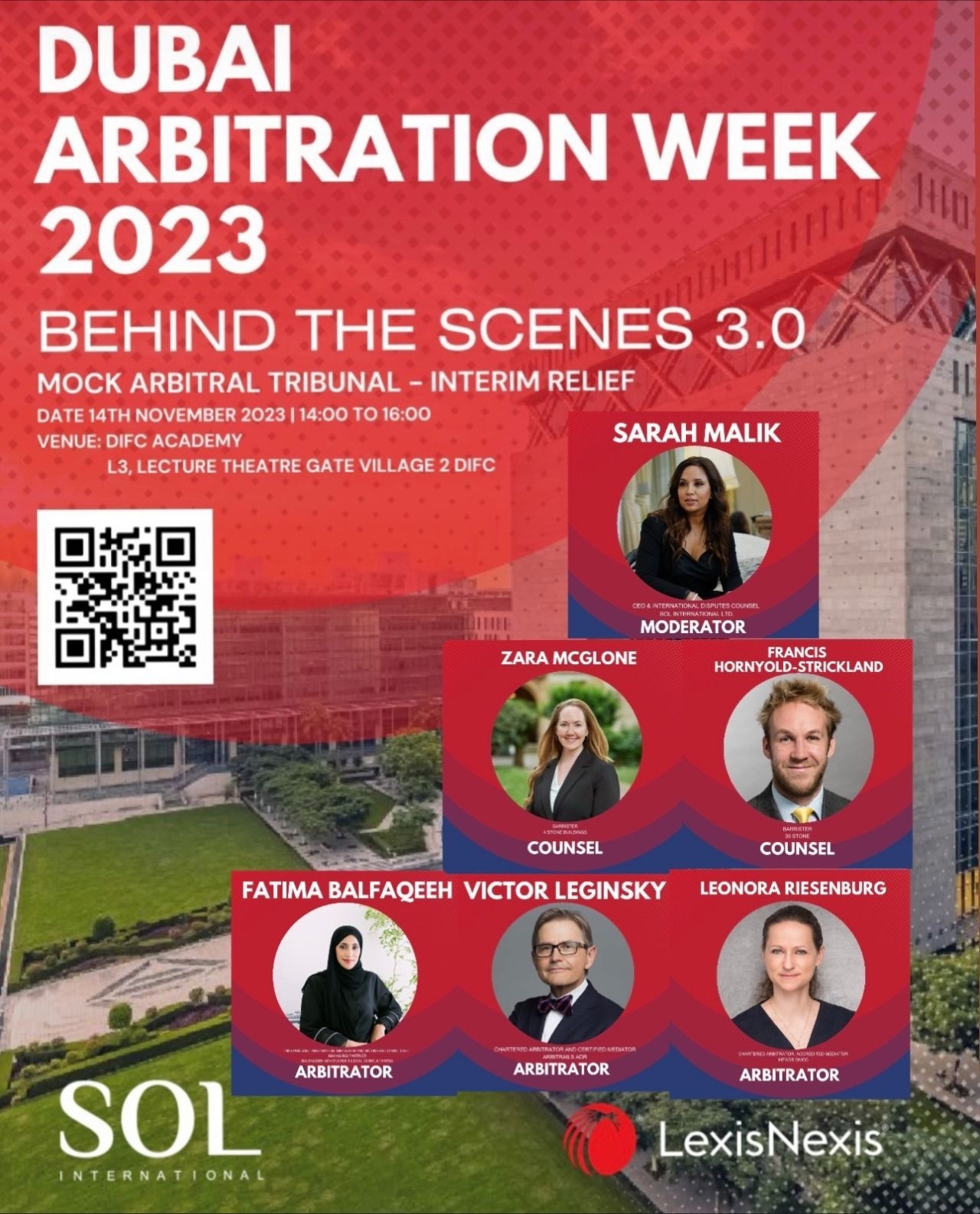 Dubai Arbitration Week 2023 – Behind the Scenes 3.0